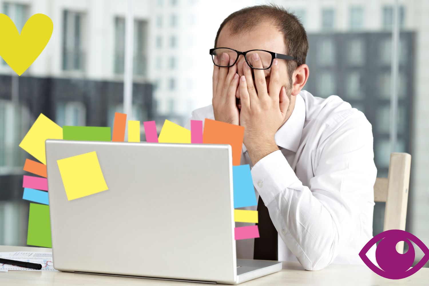Betrokken maar gestresste medewerker