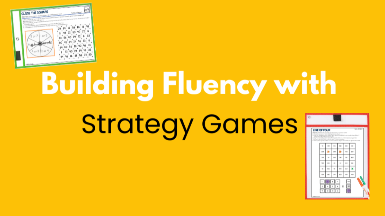 Building Fluency with Strategy Games