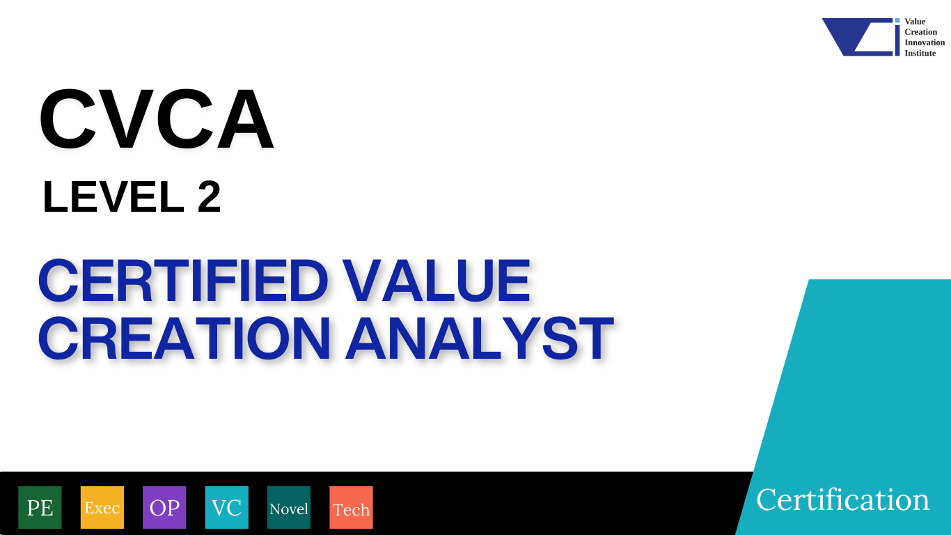 CVCA Level 2: The Analytics of Value Creation