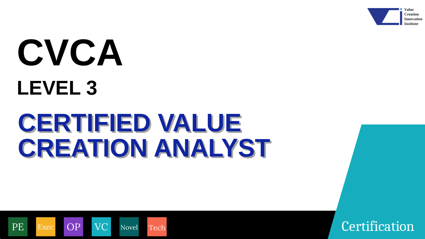 Certified Value Creation Analyst CVCA Level 2