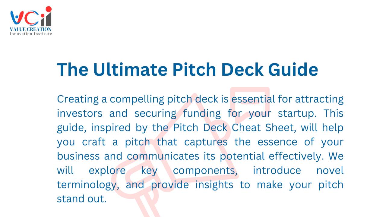 The Ultimate Guide to Crafting a Winning Pitch Deck