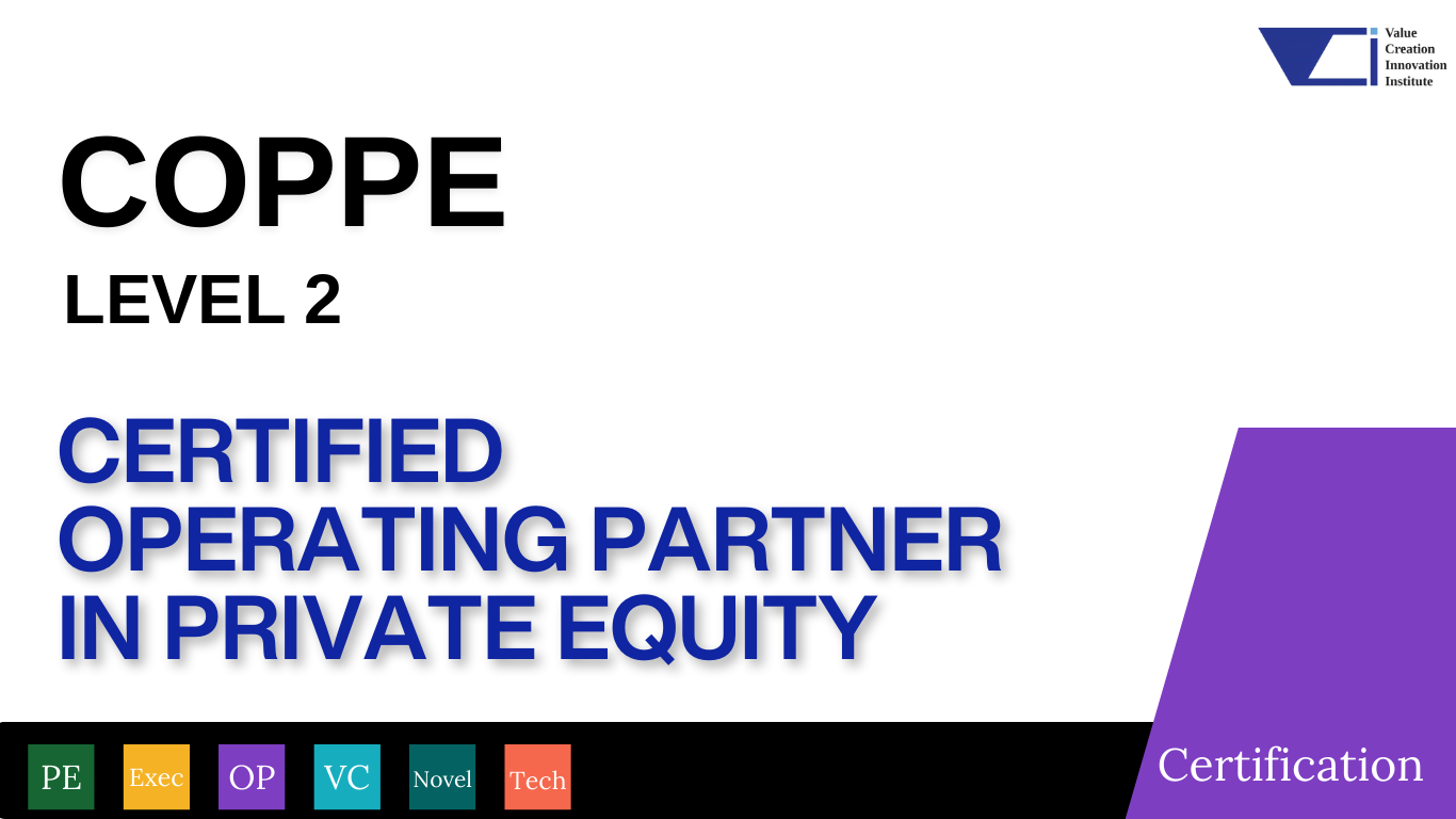 Certified Operating Partner in Private Equity COPPE Level 1