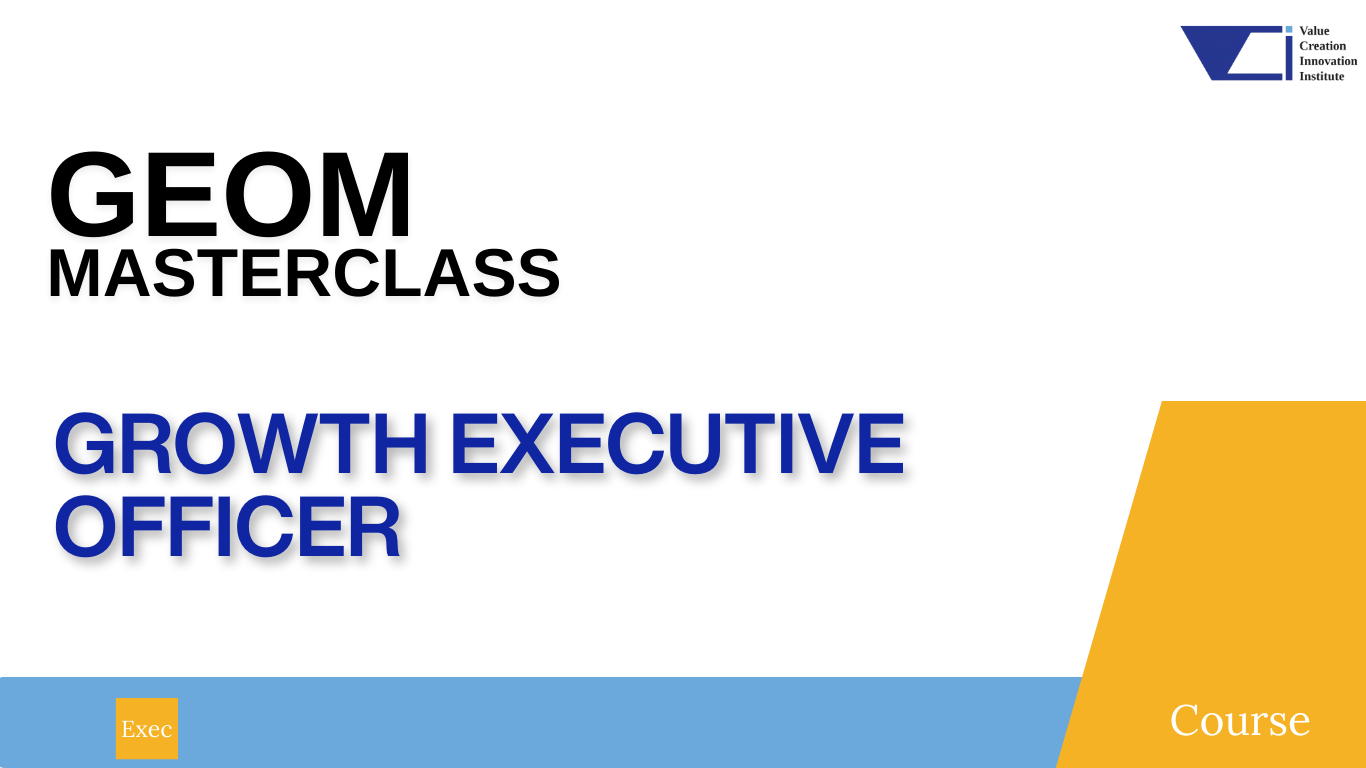 The Growth Executive Officer Masterclass, a VCI Institute programme