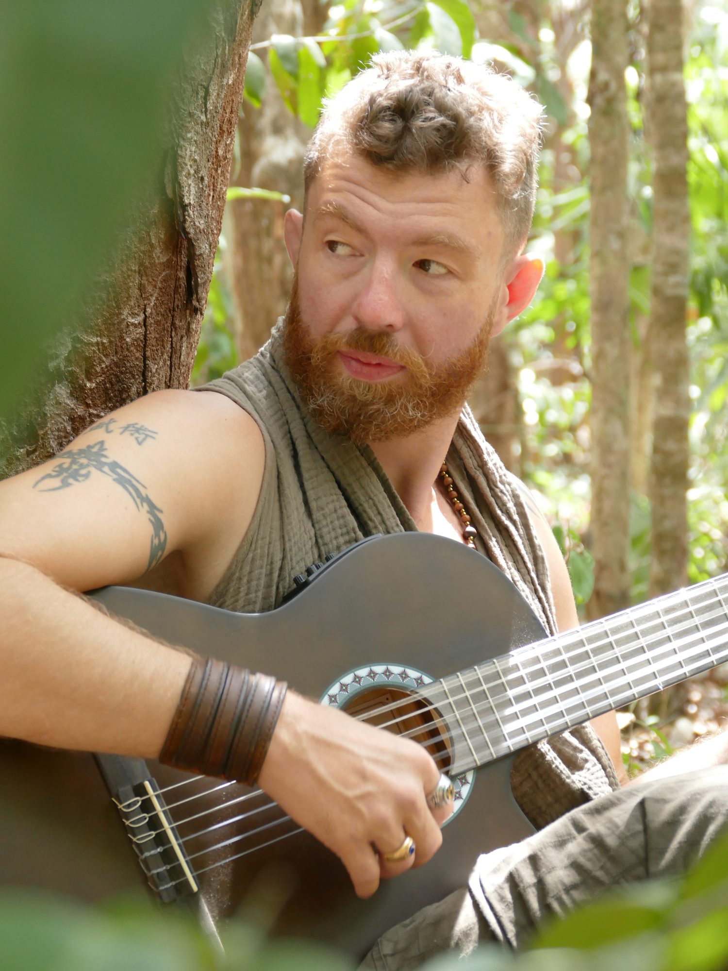 Ricky Goodall playing guitar