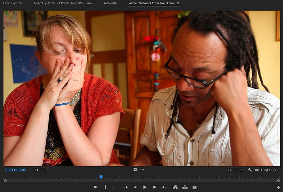 Raw footage of a conversation between two individuals, designed for creative editing tasks in Inside The Edit.