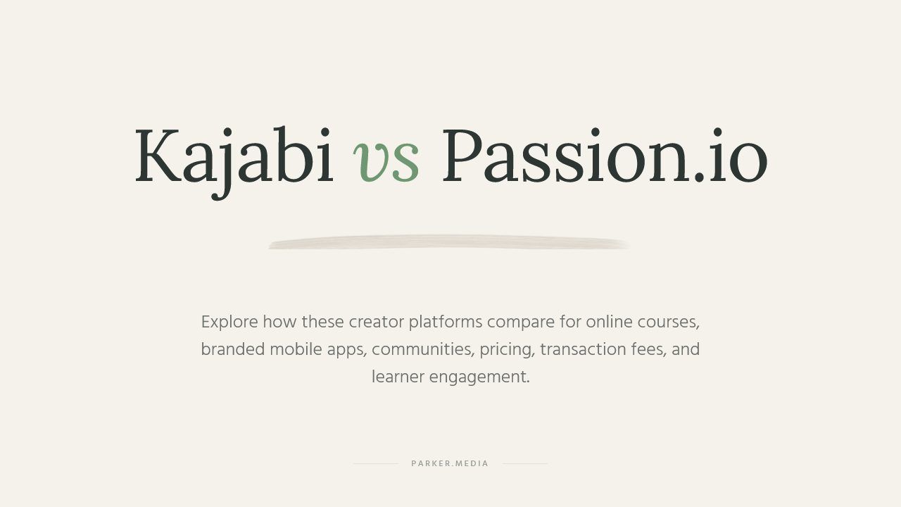 kajabi vs passion.io