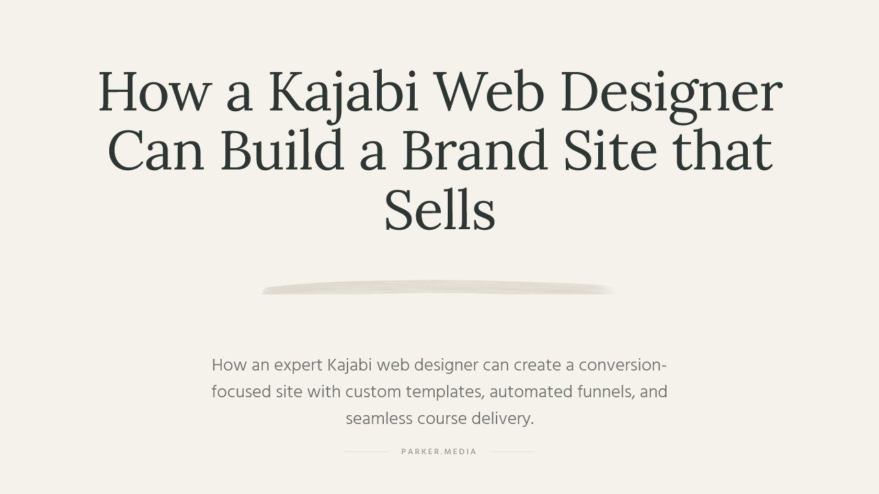 kajabi web designer