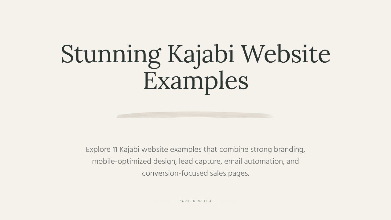 kajabi website examples