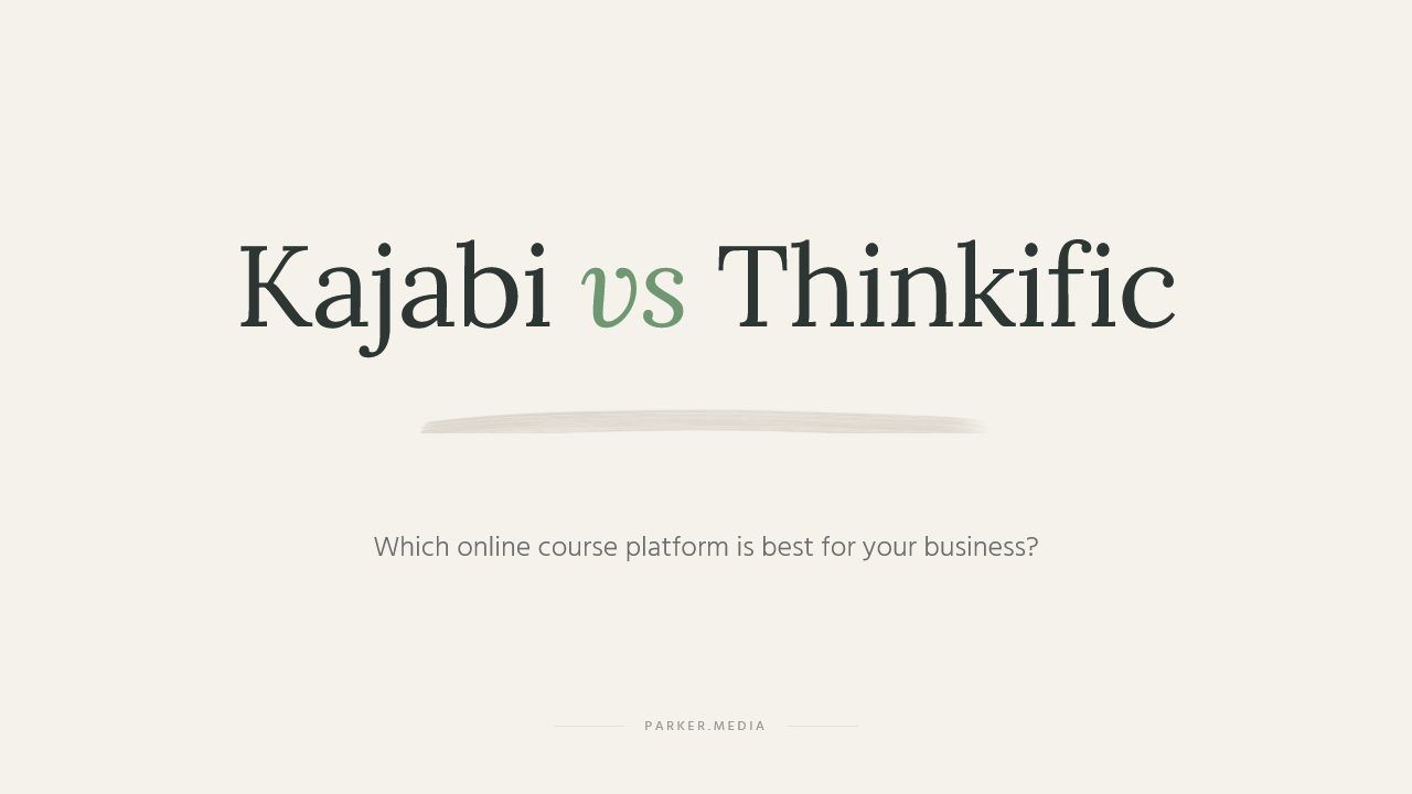 kajabi vs thinkific