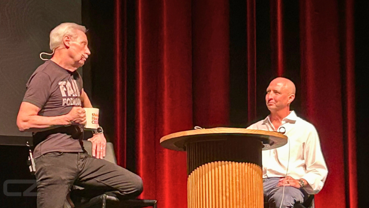 Craig Zuber and Gary Keller discussing The 10-Year Letter at Mega Camp’s CEO Summit