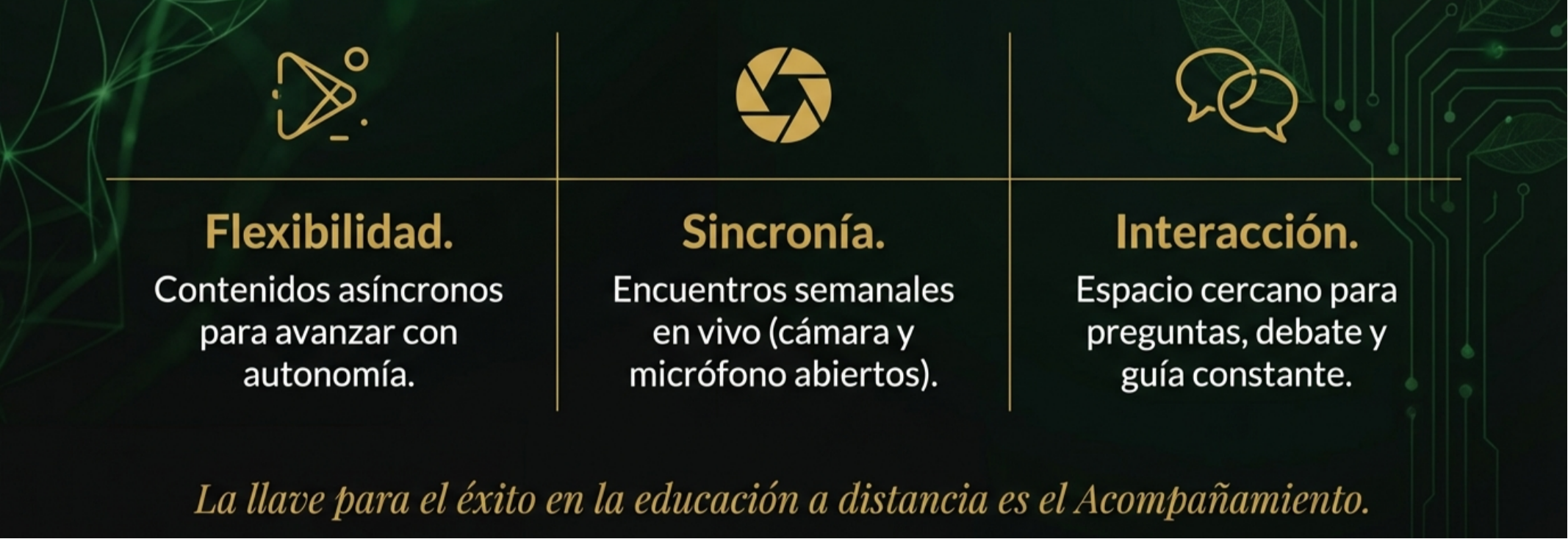 Imagen tabla felcibilidad, sincronía e interacción