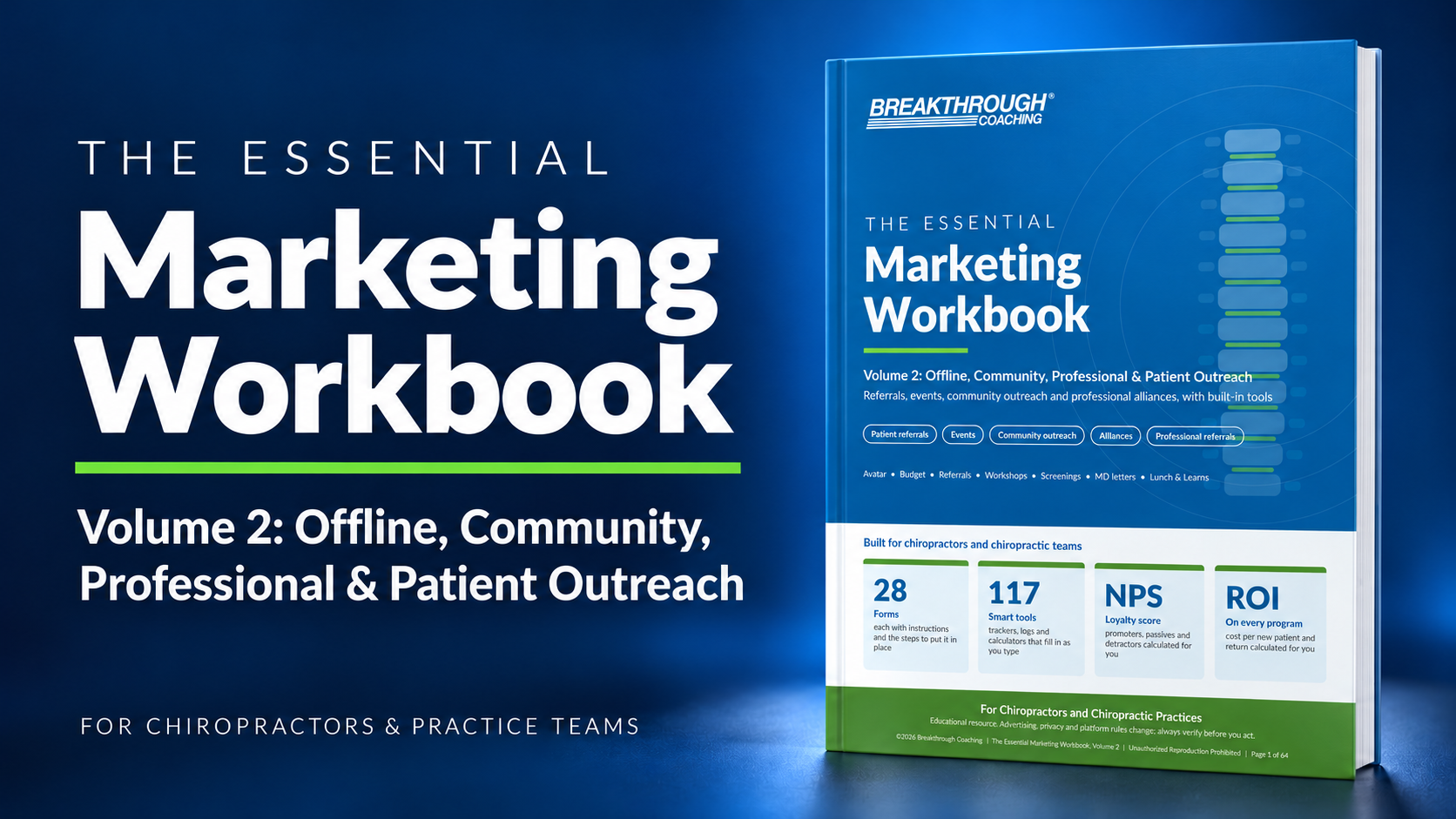 The Essential Marketing Workbook, Volume 2: Offline, Community, Professional & Patient Outreach
