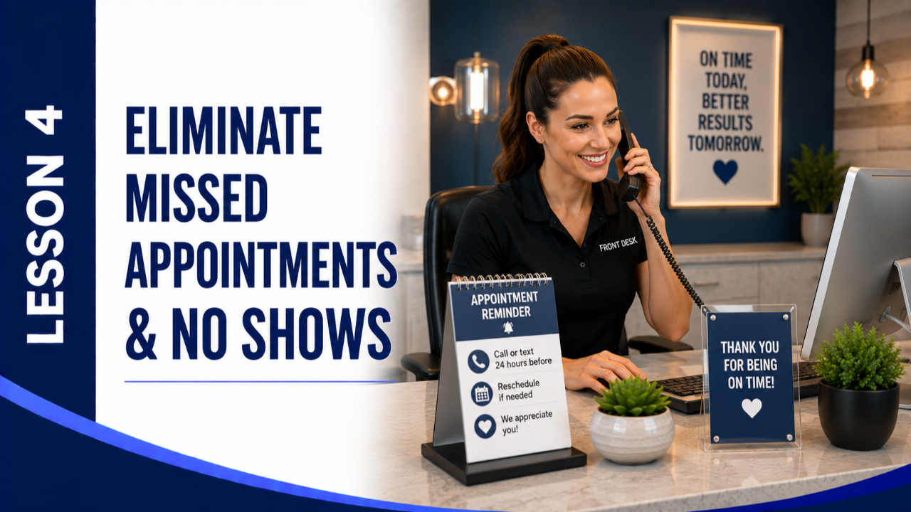 Eliminate Missed Appointments and No Shows