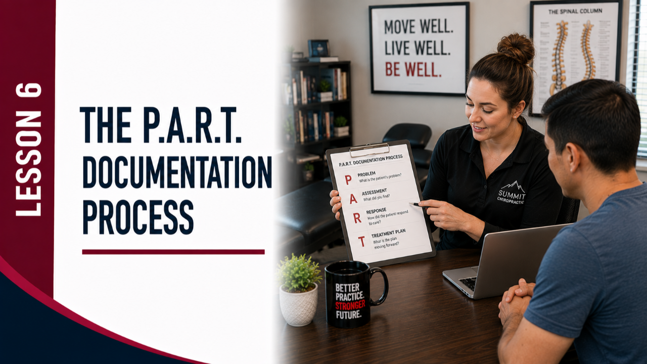 Lesson 6: The P.A.R.T. Documentation Process