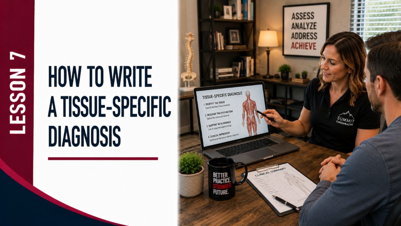 Lesson 7: How to Write a Tissue-Specific Diagnosis