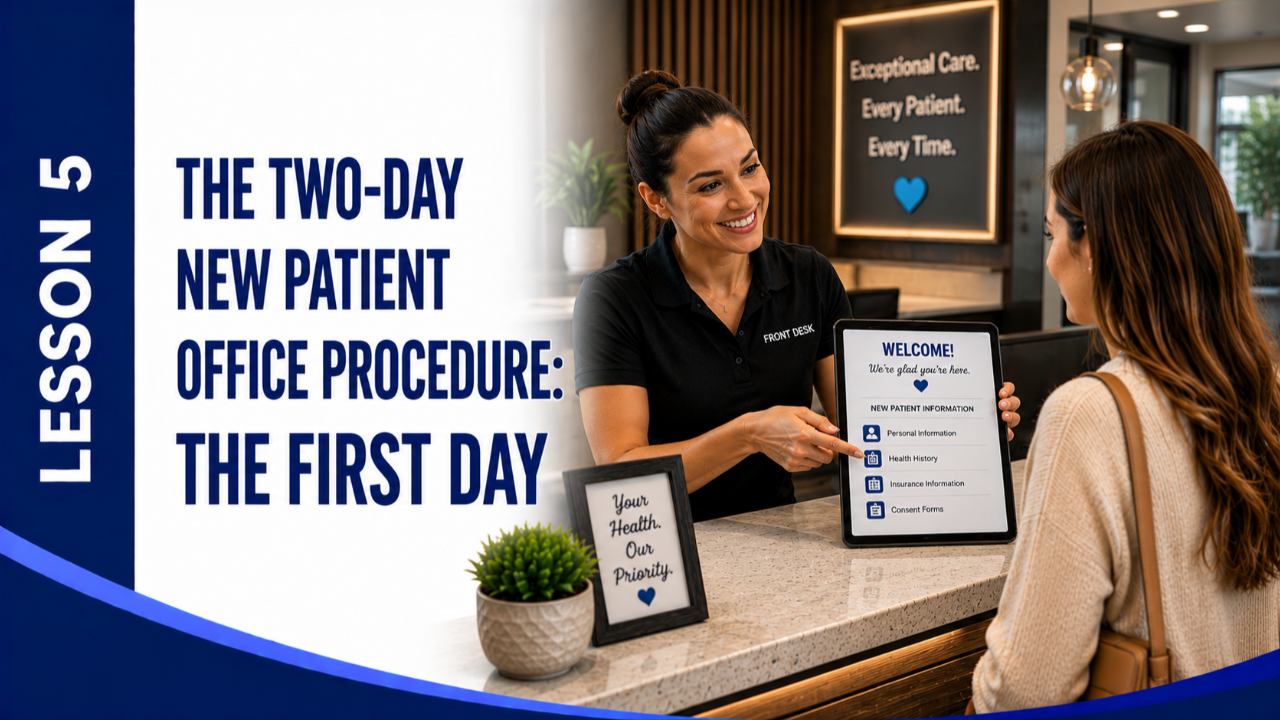 The Two Day New Patient Office Procedure: The First Day