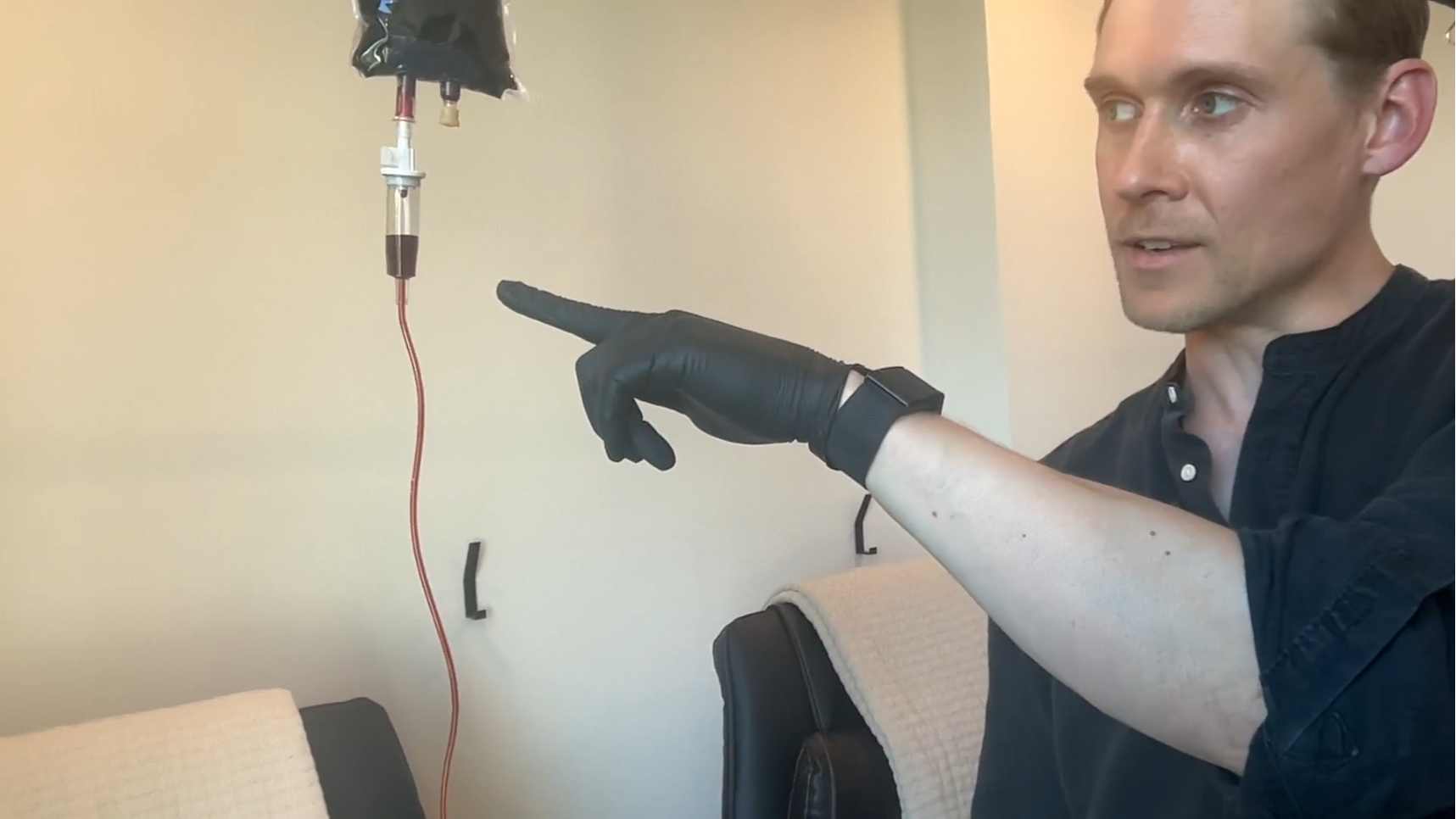 iron infusion patient monitoring