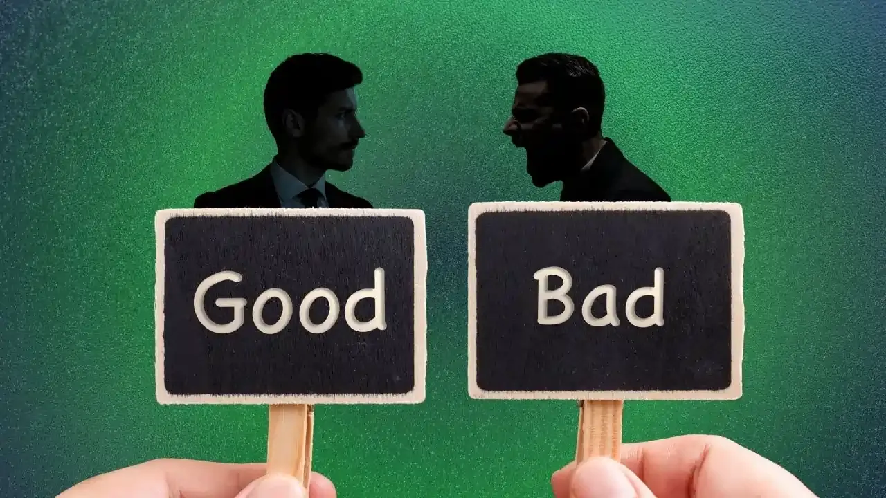 A split view showing the difference between a good and bad public adjuster