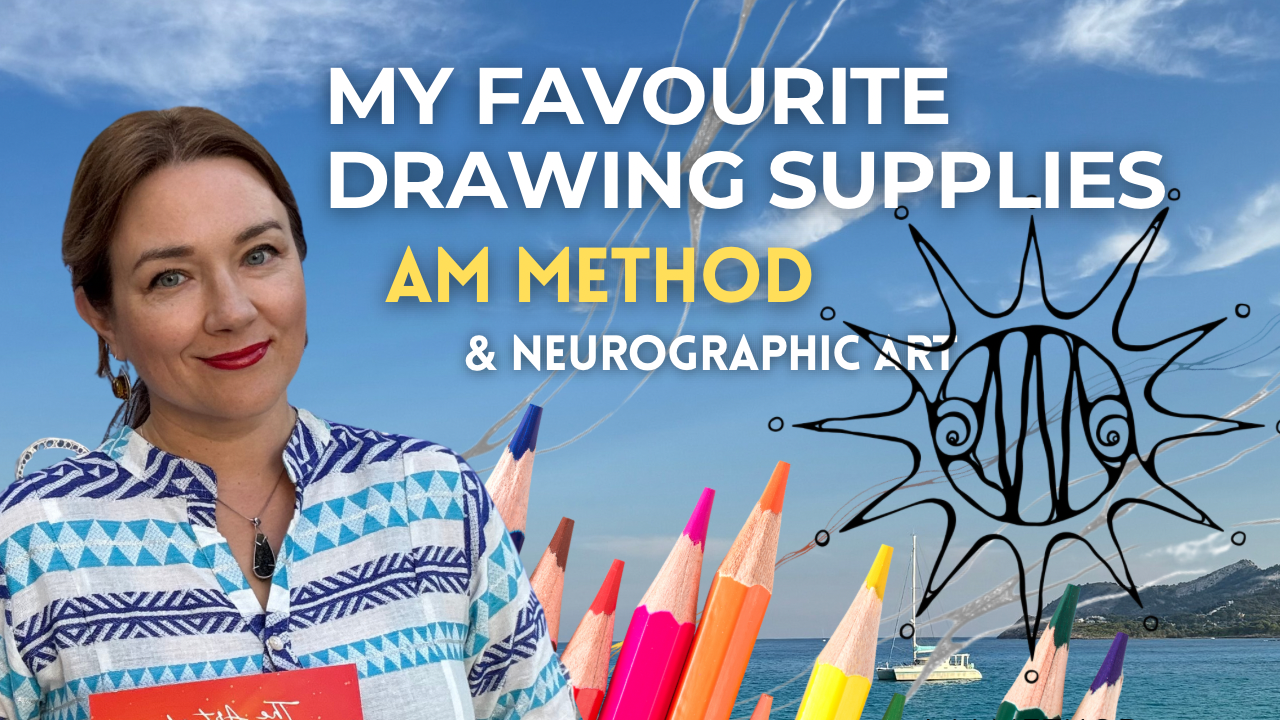 My Drawing Materials for Neurographic Art, AM Method | Anna Denning