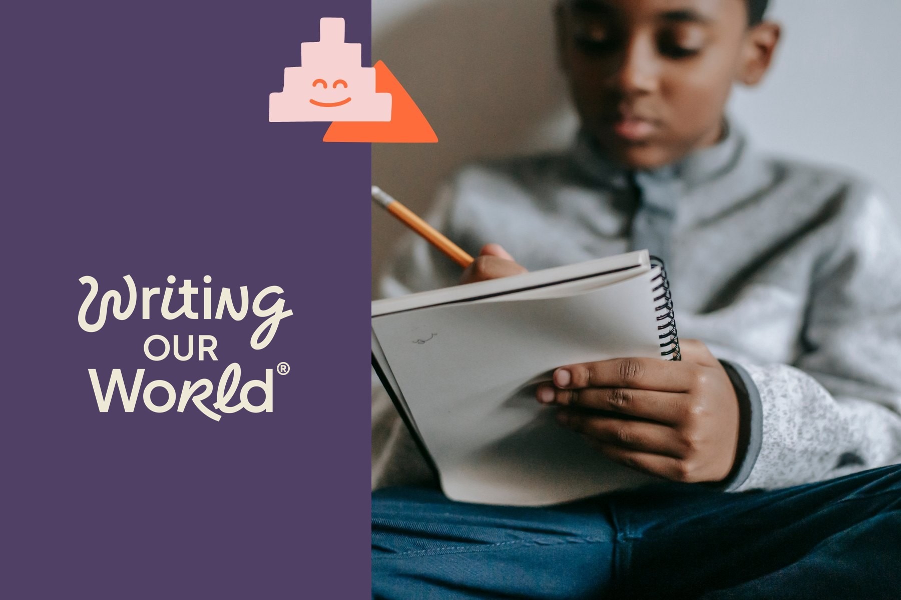 Student writing case study using Writing Our World®