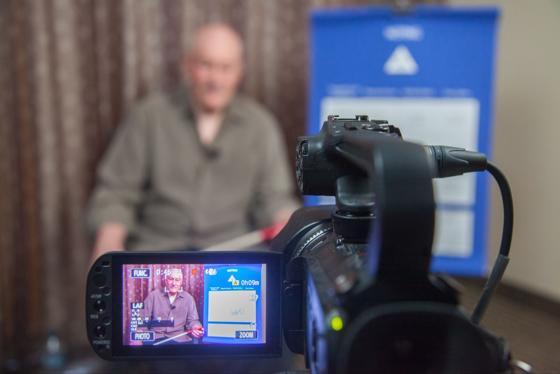 Behind the Camera, Videoing Shinzen for the expandcontract YouTube channel, 2013