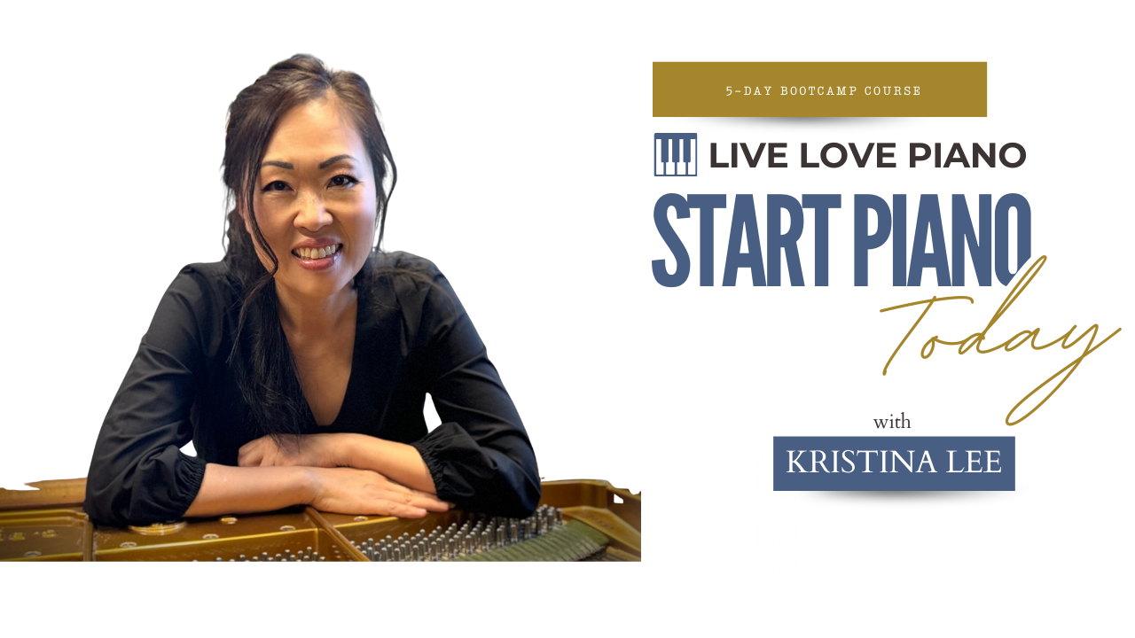 Start Piano Today free online beginner piano course by Kristina Lee
