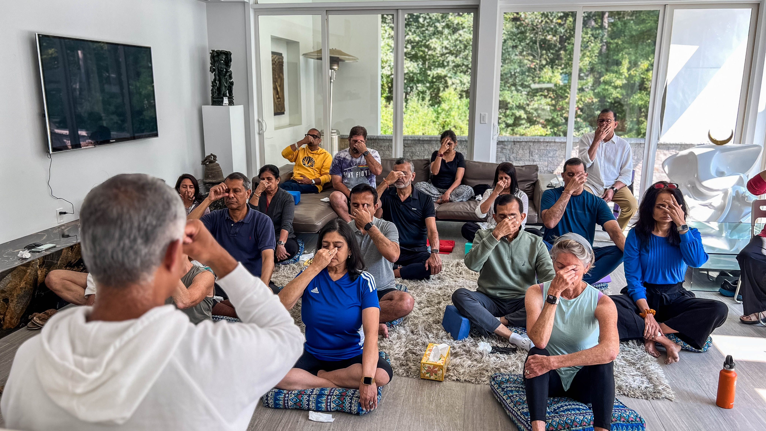 Live Breathonance pranayama session with Dr. Amit Anand