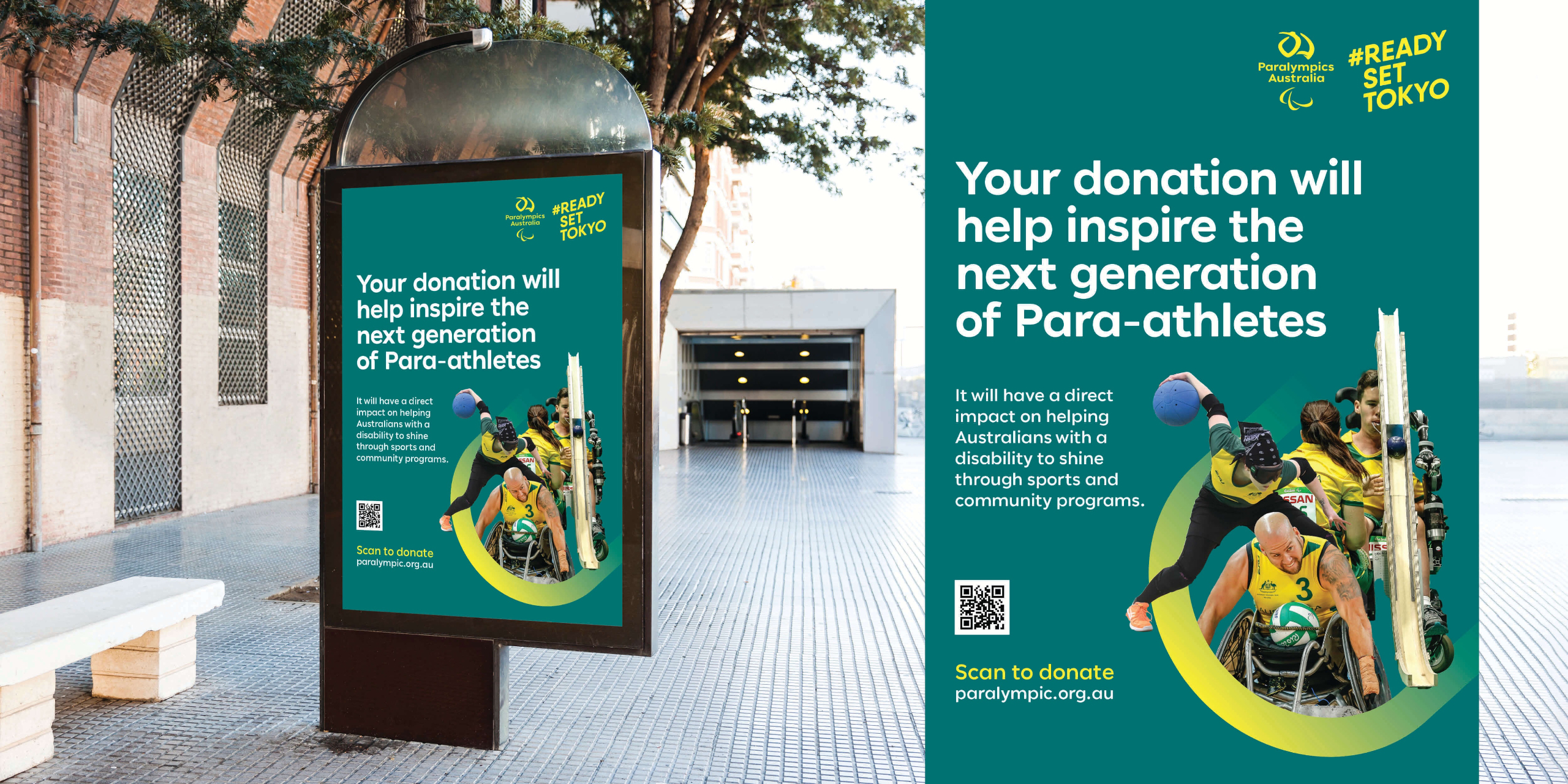 Australian Paralympic Committee Billboard Design and Sign