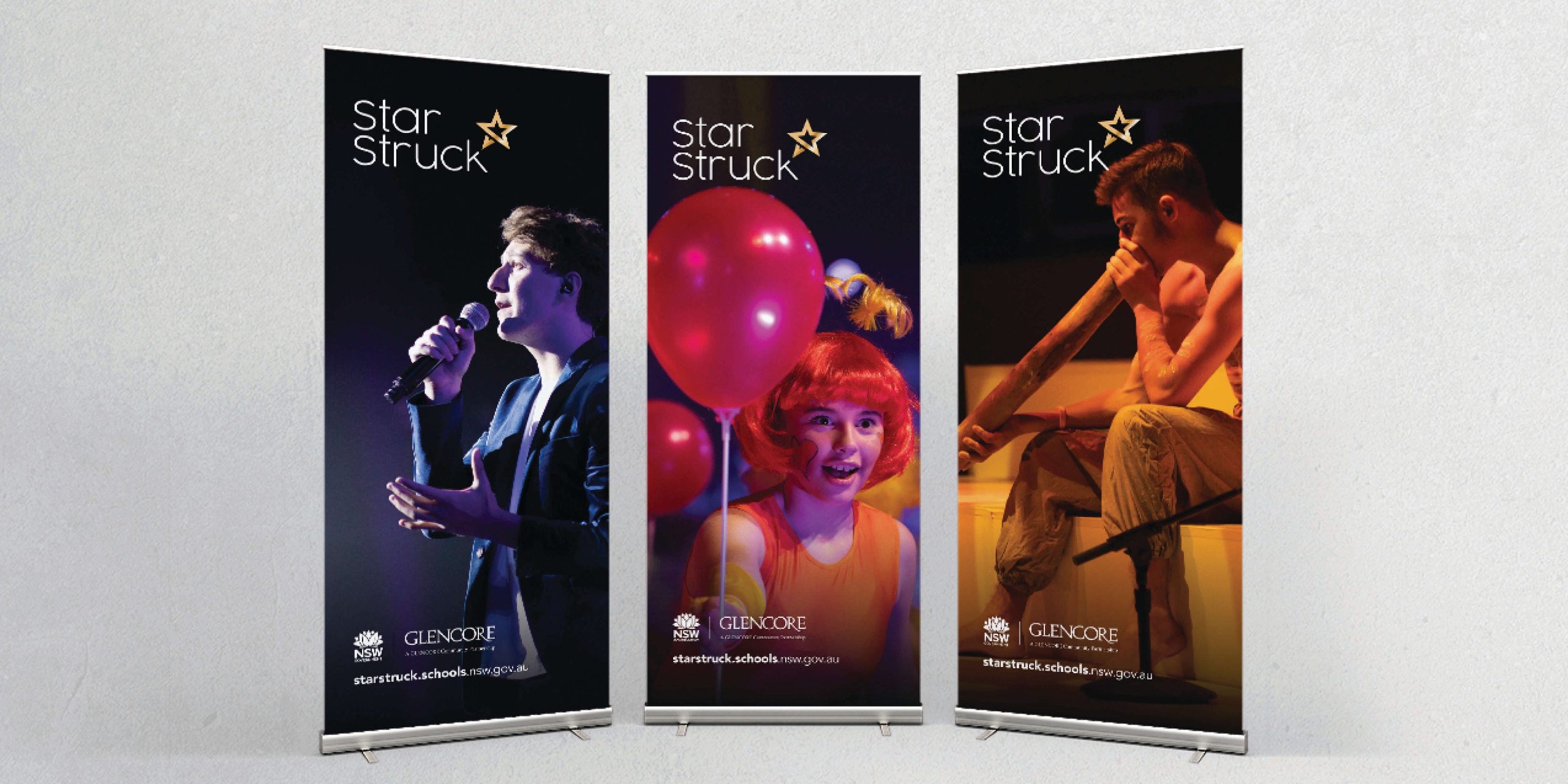 Star Struck Pull Up Banner Design and Printing