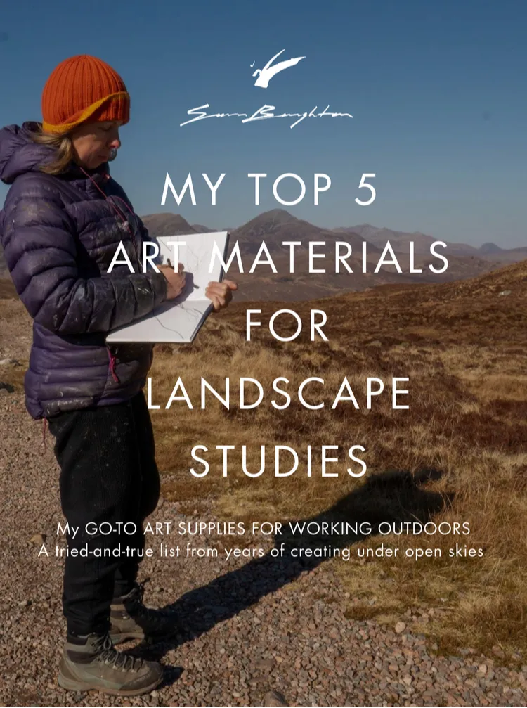 Sam Boughton's top five art materials for landscape painting studies