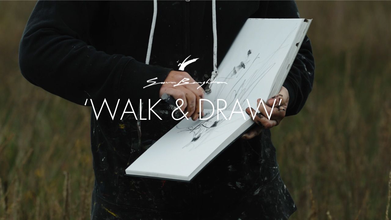 Lesson 1 – Combining mediums on location: ink and dry media layering in plein air painting