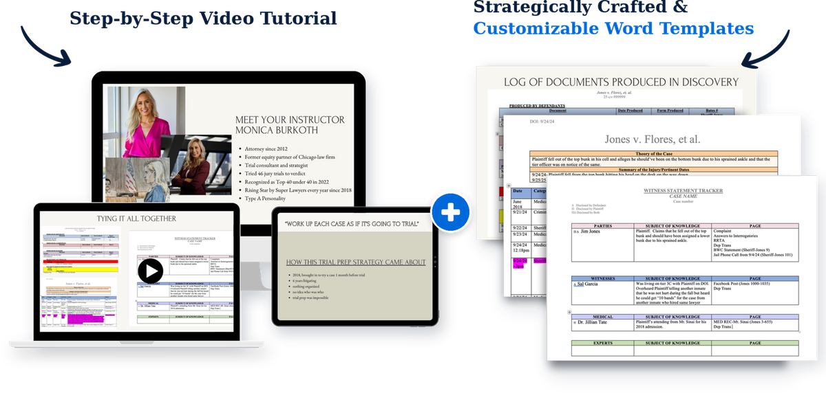Evidence & Discovery Organization Templates + 30-Min Walkthrough