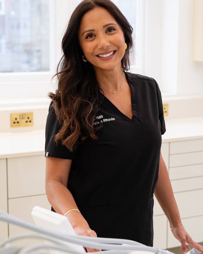 Dr Manrina Rhode in her surgery