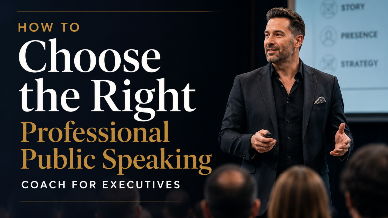 Image Alt Text: Executive public speaking coach working with a business professional in Bend, Oregon