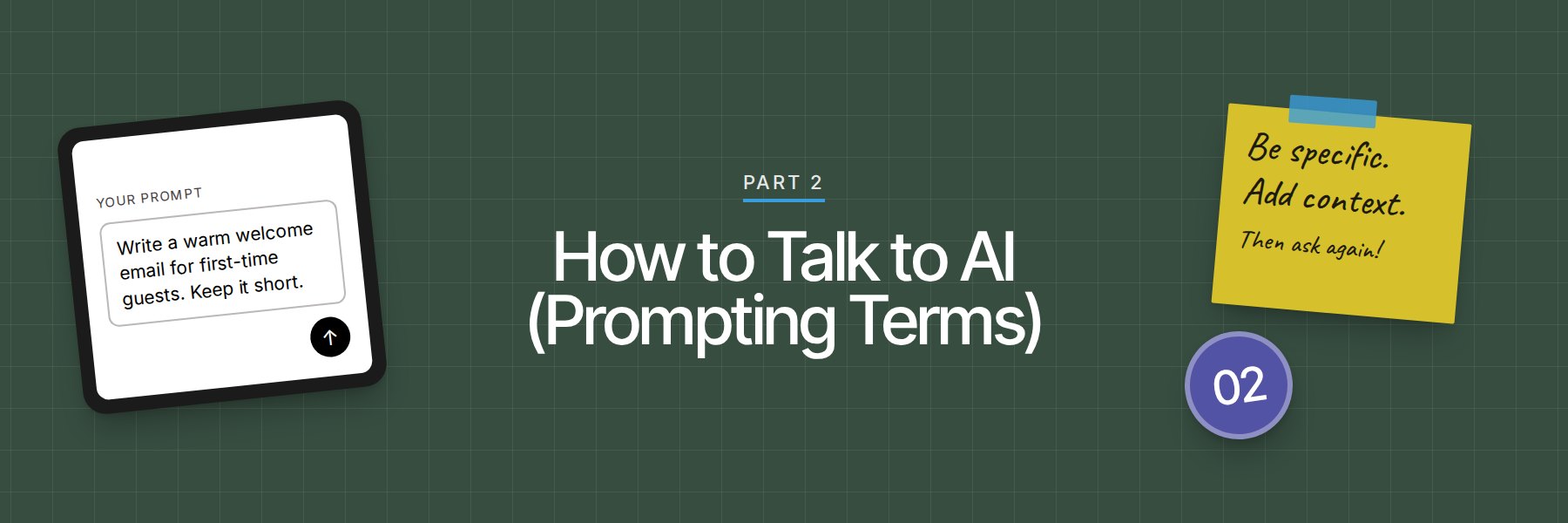 Part 2: How to Talk to AI (Prompting Terms)