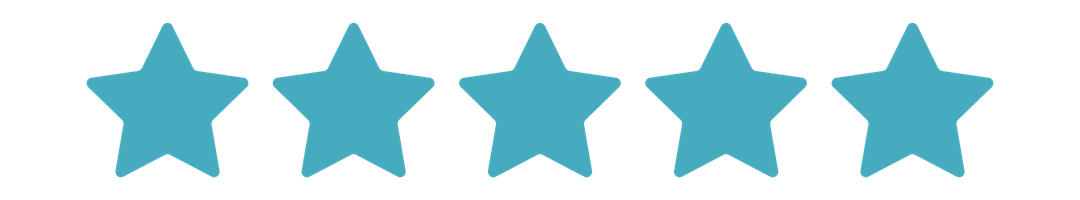 5 star reviews