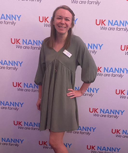 Esther at UK nanny of the year awards 2024