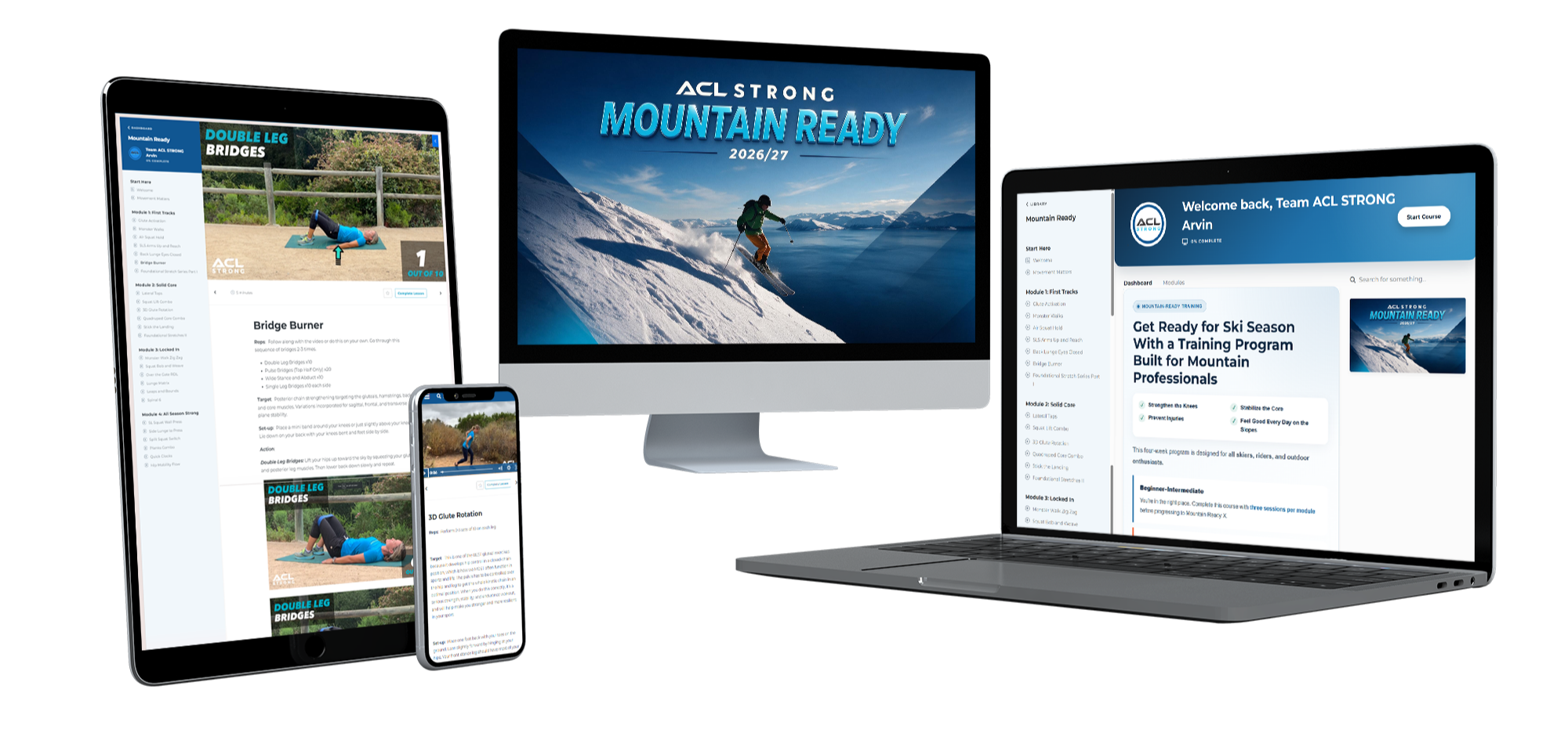 ACL Strong Outdoor Pro Collective course mockup