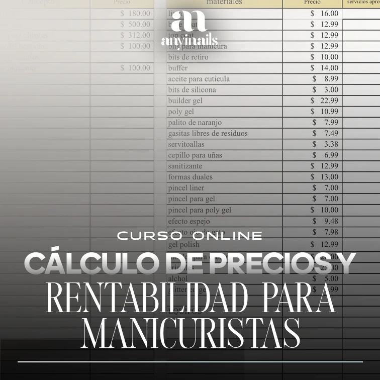 Cálculo de Precios y Rentabilidad para Manicuristas