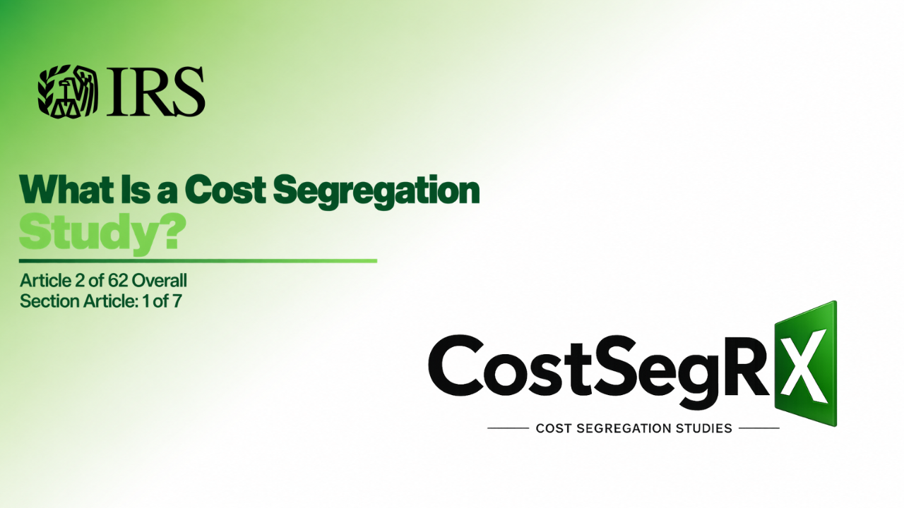 CostSegRx engineer reviewing commercial property assets and construction documents for a cost segregation study