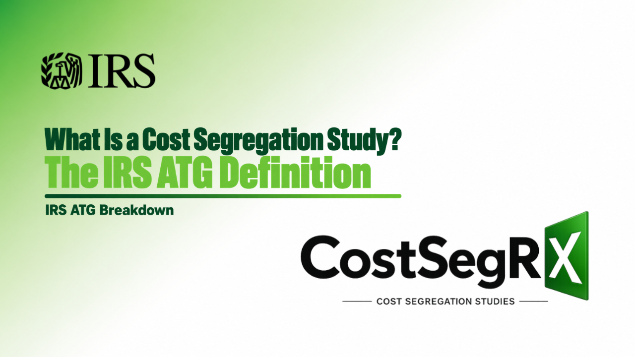 CostSegRx engineer reviewing commercial property assets and construction documents for a cost segregation study