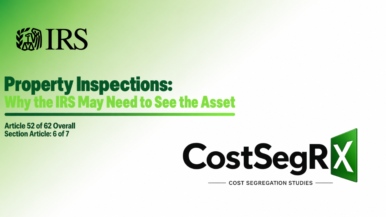 ATG Encyclopedia hero for IRS cost segregation property inspections