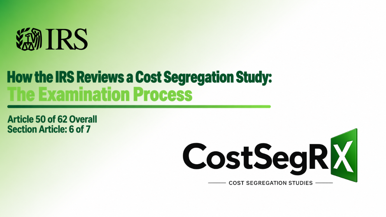 ATG Encyclopedia hero for the IRS cost segregation examination process