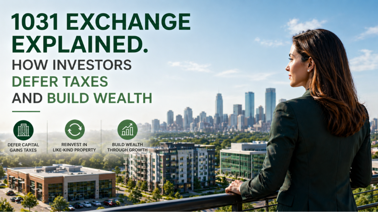 Commercial real estate property and investor reviewing 1031 exchange timeline and cost segregation strategy