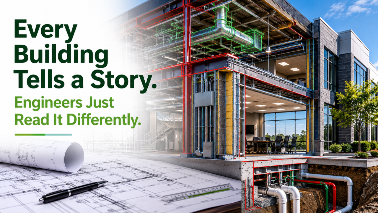 Cost segregation engineer reading a commercial building through hidden systems and asset function
