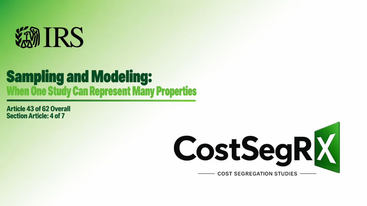 CostSegRx engineer reviewing documentation and engineering evidence for a quality cost segregation study