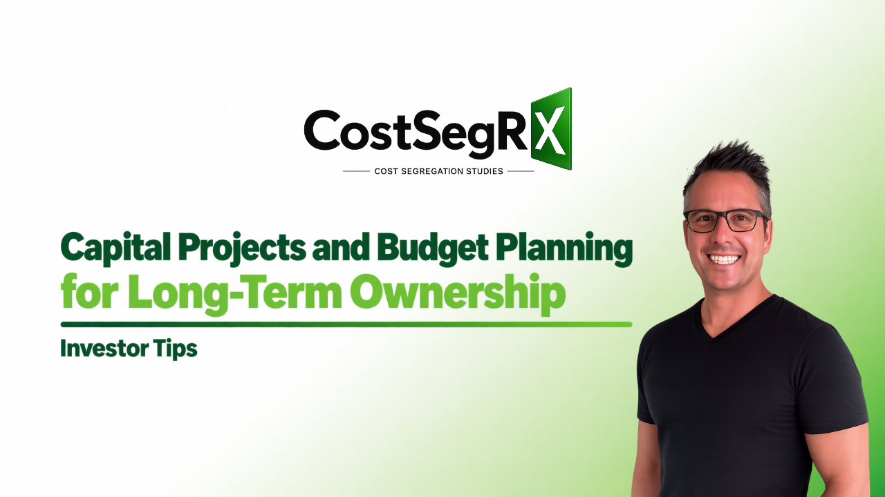 Capital project and budget planning for long-term commercial property ownership