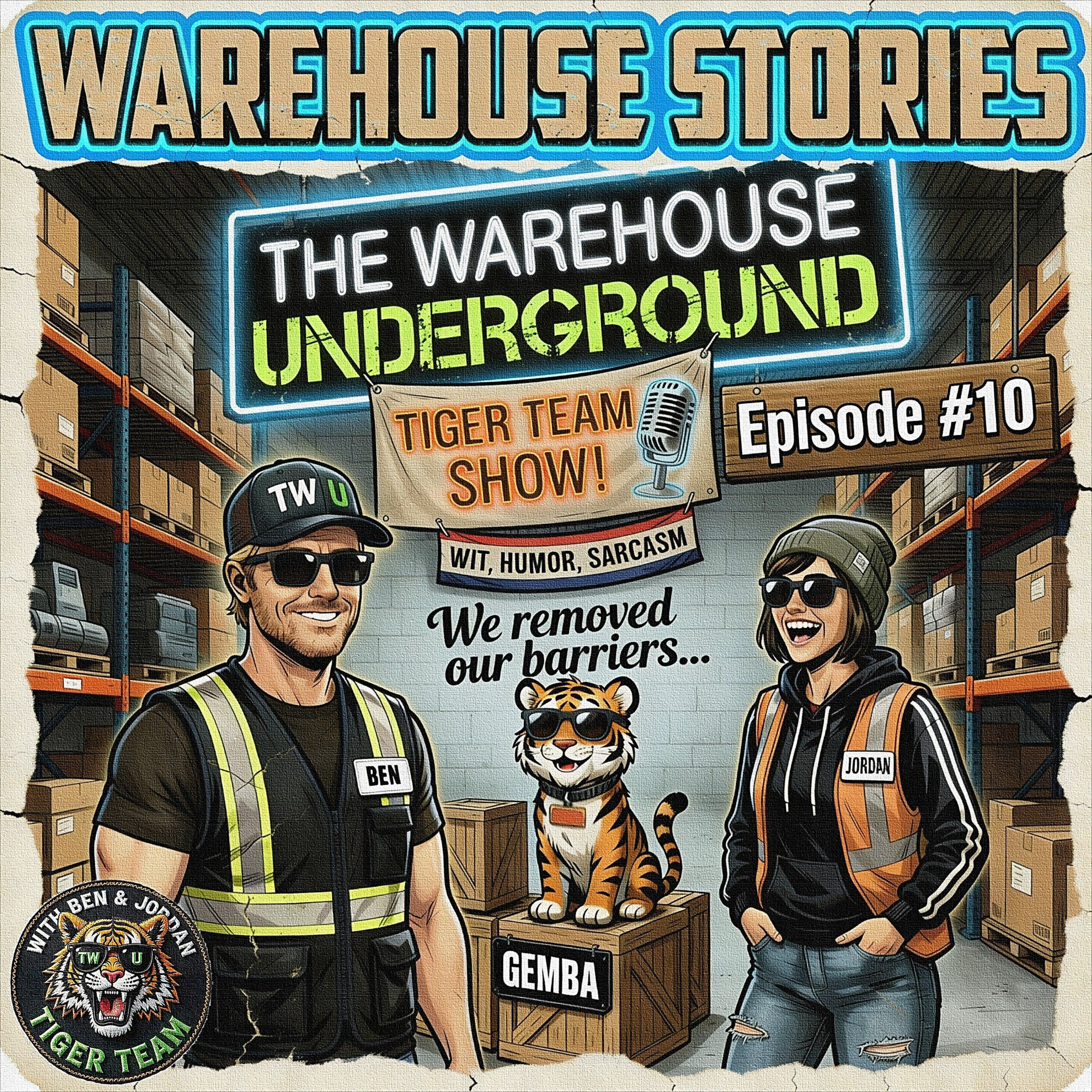 Tiger Team Ep #10 (Funny Warehouse Stories + Sharp Roasts) episode artwork