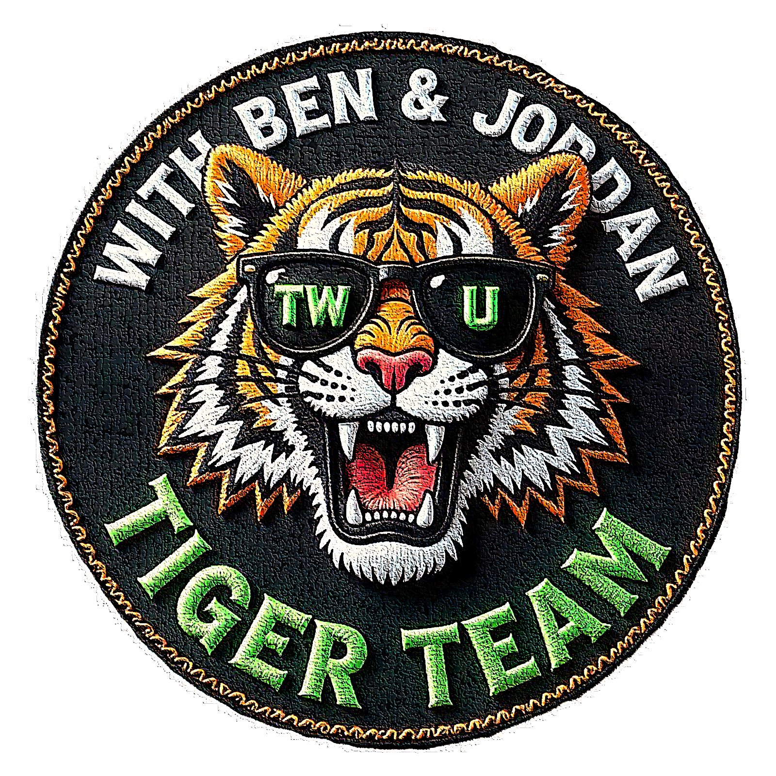 Tiger Team with Ben and Jordan badge