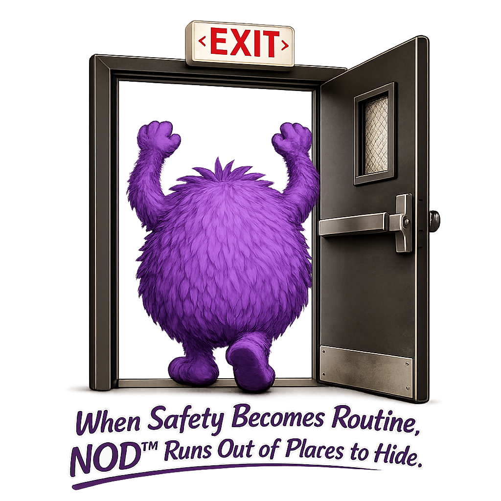 NOD™ Restaurant Safety Killer surrounded by missing restaurant safety documentation